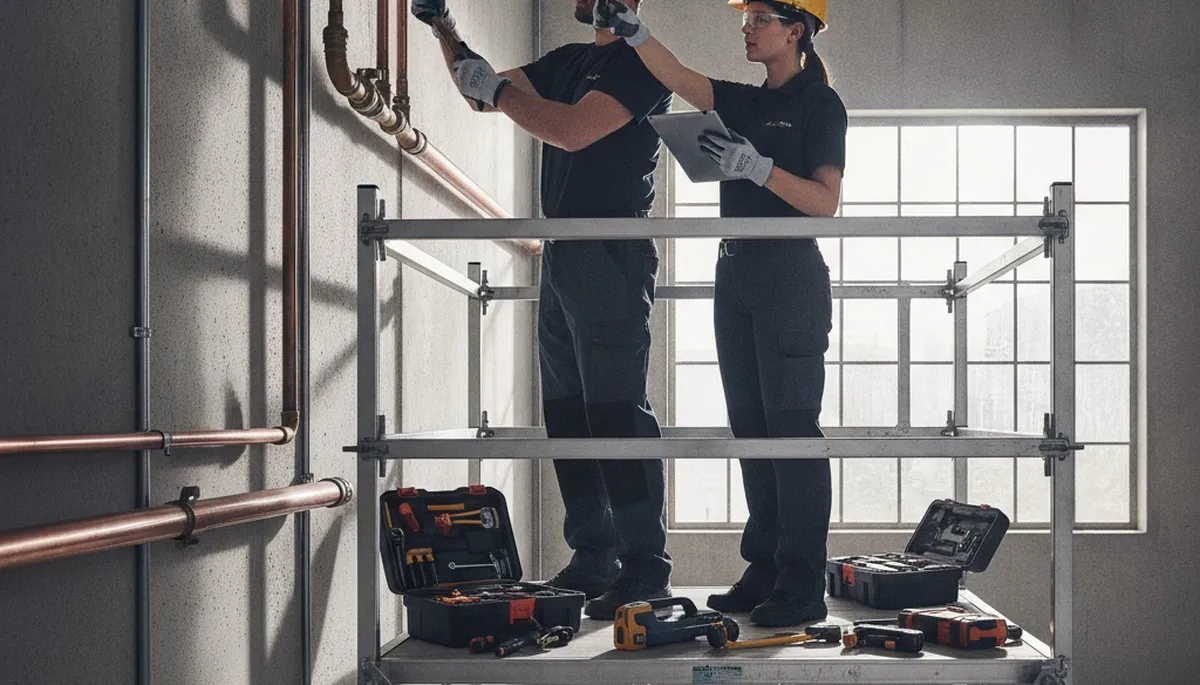 Evansville, IN plumber repairing a home pipe for same-day plumbing service