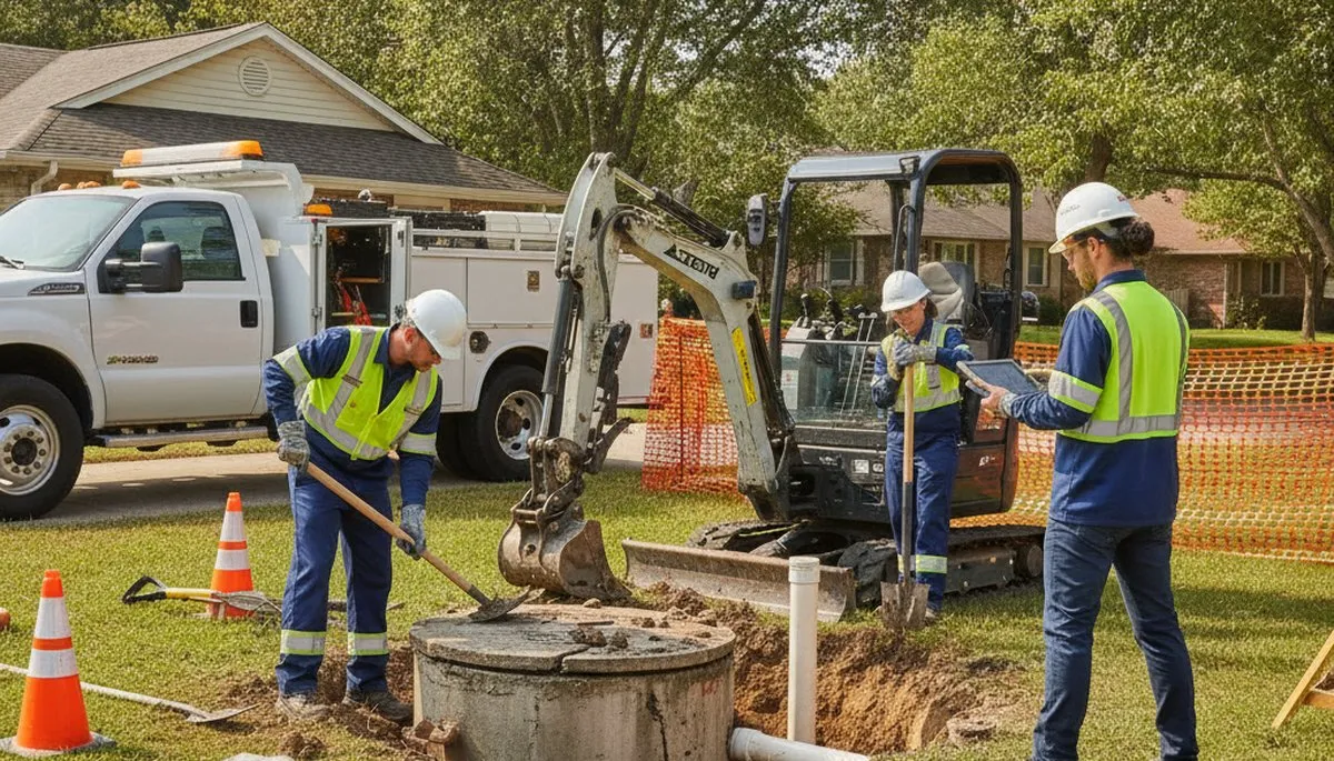 Septic repair inspection for Evansville, IN homes by On Call Plumbers