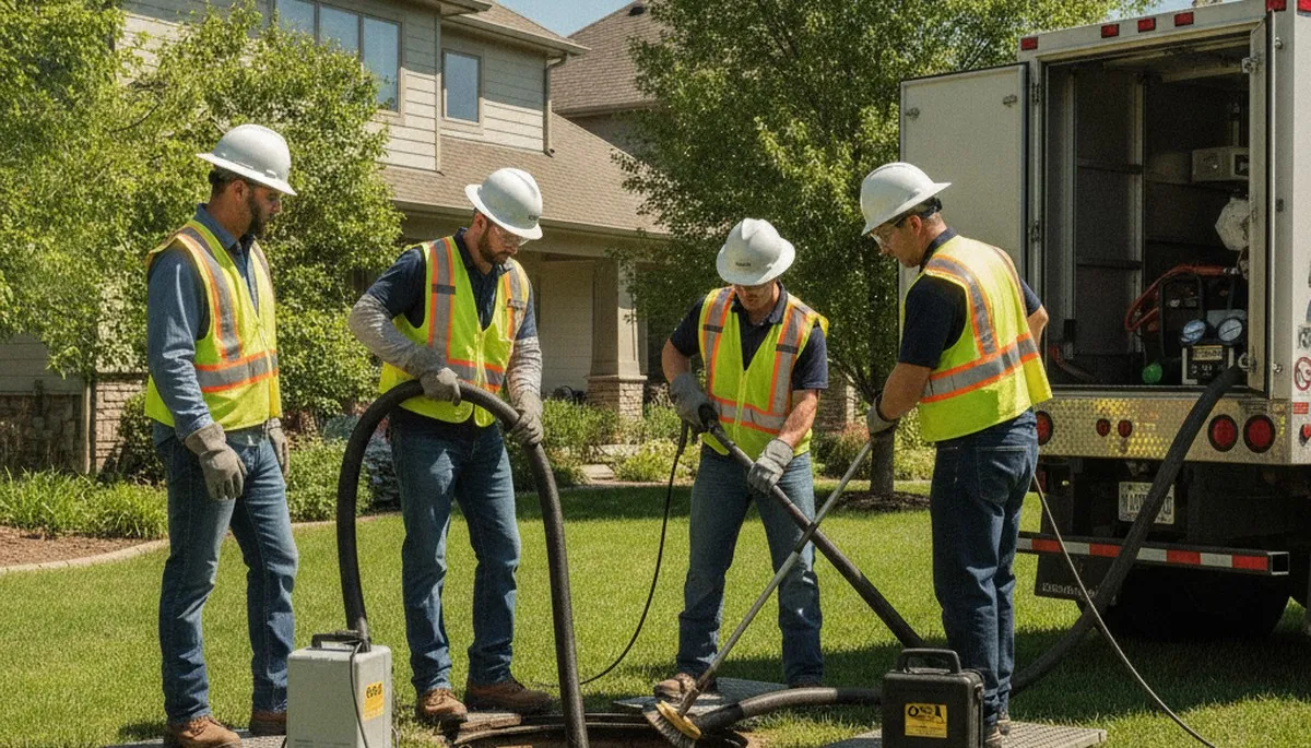 Septic tank cleaning service for Evansville, IN homes by On Call Plumbers